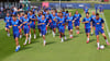 Mächtig Betrieb auf dem Trainingsplatz von RB: Der Kader ist noch deutlich zu groß für die anstehende Saison.