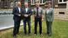 Partner für das Harzfest 2026: Sparkassen-Chef Reiner Schomaker, Ronald Fiebelkorn, Heiko Kaschel und Landrat Thomas Balcerowski (von links),