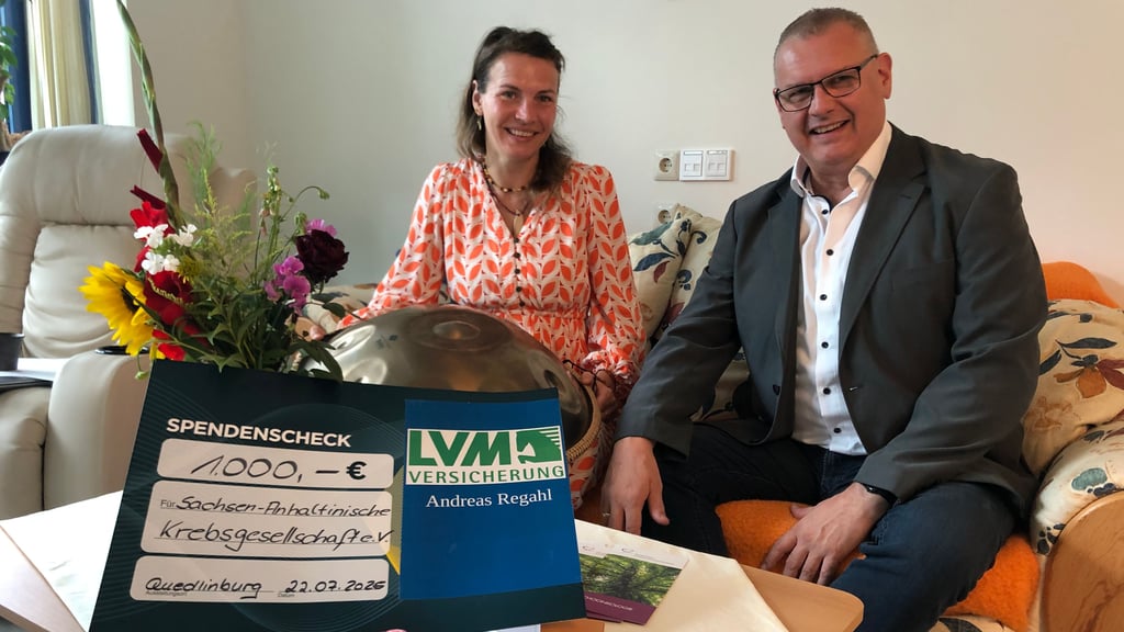 Andreas Regahl möchte die Sachsen-Anhaltische Krebsgesellschaft unterstützen, die auch in Quedlinburg eine Beratungsstelle mit Jessica Züfle als Ansprechpartnerin hat.