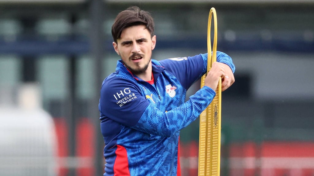 Eljif Elmas&nbsp;im RB-Trainingslager in Donaueschingen.