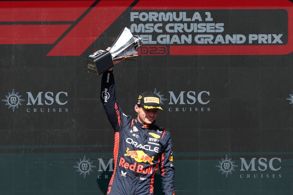 Max Verstappen gewann schon dreimal in Belgien: Zuletzt 2023.