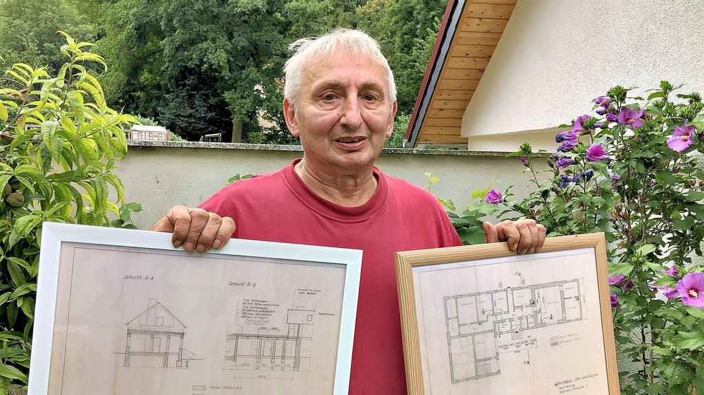 Diese technischen Zeichnungen sind für den Osterfelder Kurt Berning wichtige Erinnerungen.
