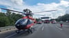 Der Rettungshubschrauber kam am Freitagnachmittag auf der A9 bei Dessau zum Einsatz. 