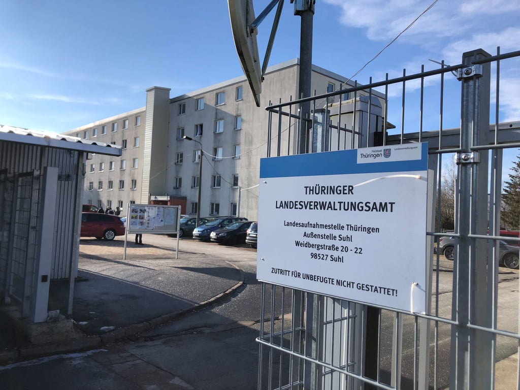 In der Landeserstaufnahme in Suhl ist derzeit viel Platz. (Archivbild)