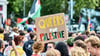 Für die Demonstration angemeldet waren 10.000 Menschen.
