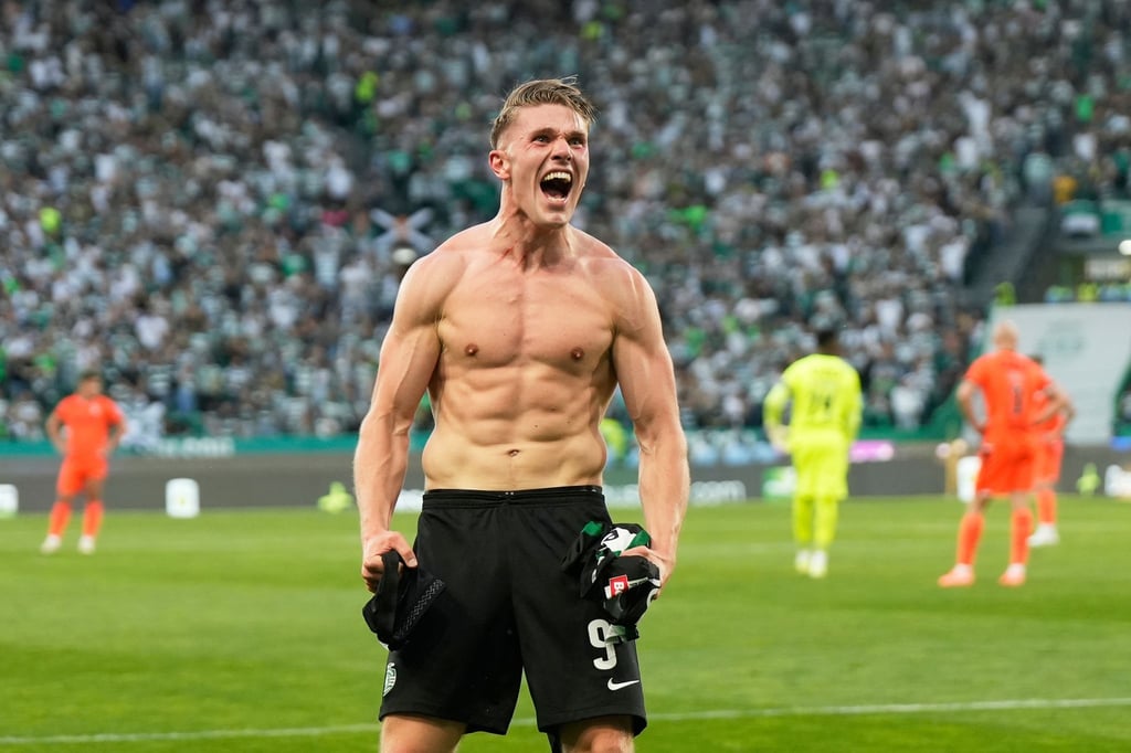 Spielt künftig für den FC Arsenal: Mittelstürmer Viktor Gyökeres. (Archivbild)