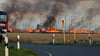 Über 150 Wehrleute aus Sandersdorf-Brehna und Nordsachsen waren bei dem Feldbrand im Einsatz.