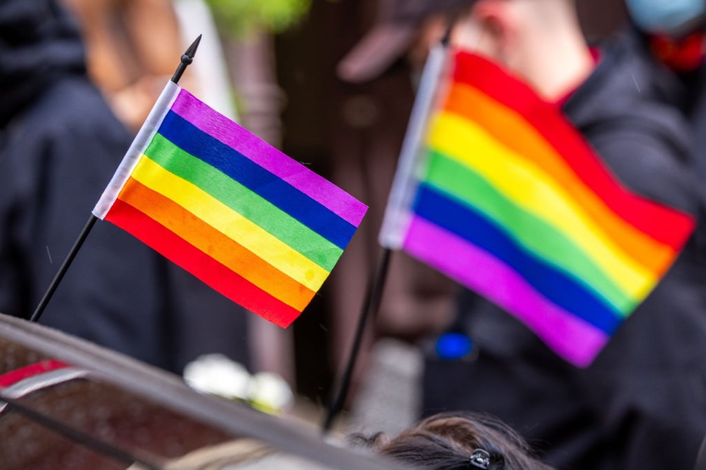 Vielfalt, Gleichberechtigung, Toleranz - das symbolisiert die Regenbogenfahne beim Christopher Street Day. (Archivbild)