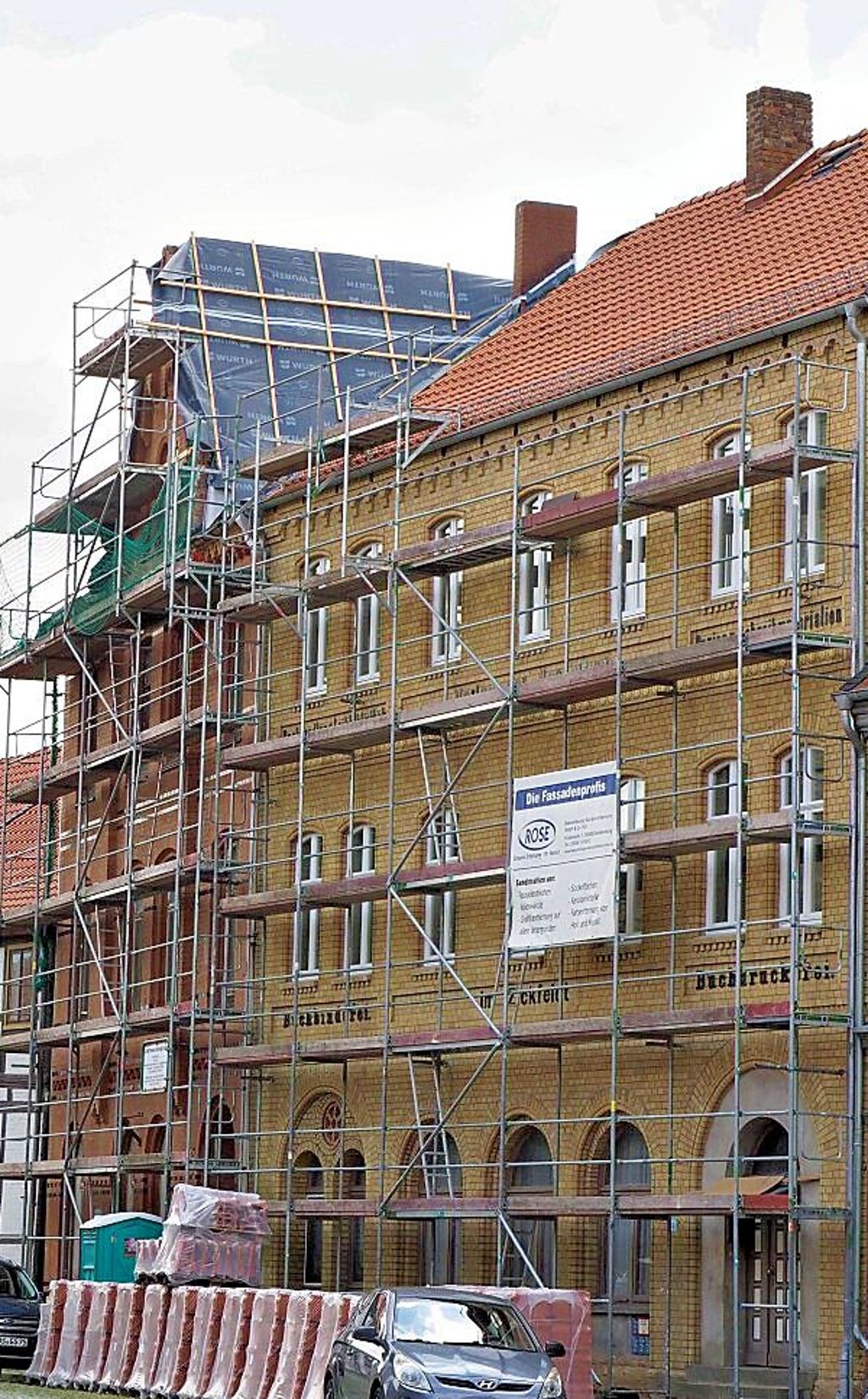Baubeginn Nikolaistraße 26 und 27.