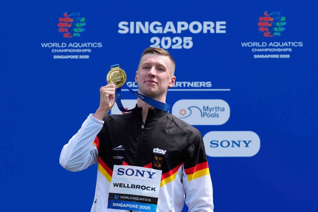 Florian Wellbrock will nach viermal Gold im Freiwasser auch im WM-Becken erfolgreich sein. (Archivbild)
