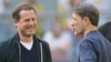 Viel Wertschätzung von Sportchef Lars Ricken (l), aber keine Eile bei einer Vertragsverlängerung mit Trainer Niko Kovac (r)