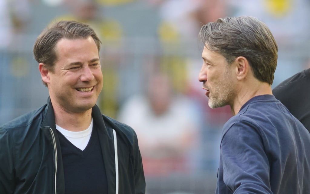 Viel Wertschätzung von Sportchef Lars Ricken (l), aber keine Eile bei einer Vertragsverlängerung mit Trainer Niko Kovac (r)