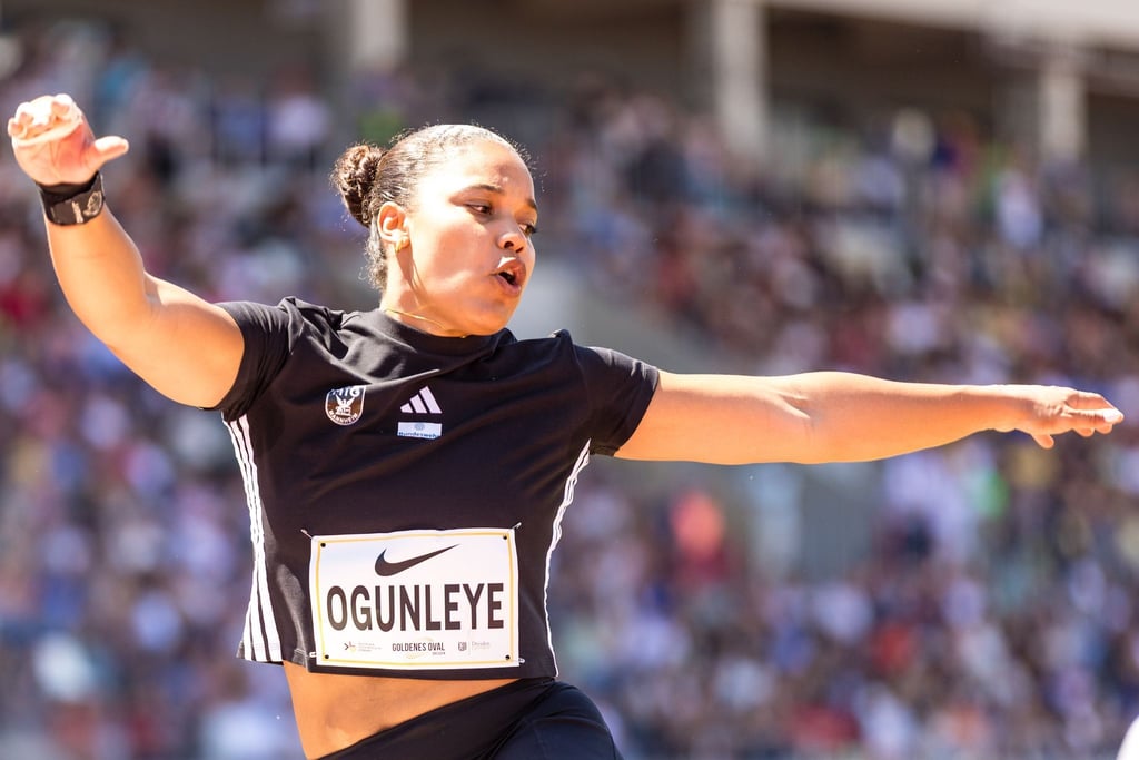 Kugelstoß-Olympiasiegerin Yemisi Ogunleye startet am Sonntag beim Berliner Istaf.