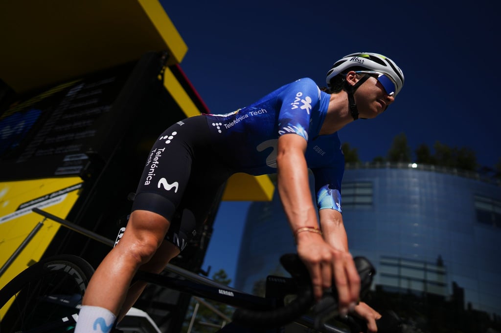 Auf der zweiten Etappe der Tour 2025 reicht es für Liane Lippert zu Platz vier.