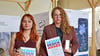Julia Johanna Fleischer und Aysel Ege Coskun (v.r.) haben den Preis gewonnen.
