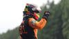 Oscar Piastri von McLaren feiert seinen Sieg.