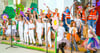 Das Kindermusical „Die Schöpfung“ haben in der Seehäuser Laurentiuskirche Kinder und Jugendliche aus der Region aufgeführt. Das Bühnenbild und die Kostüme wurden dafür selber angefertigt.