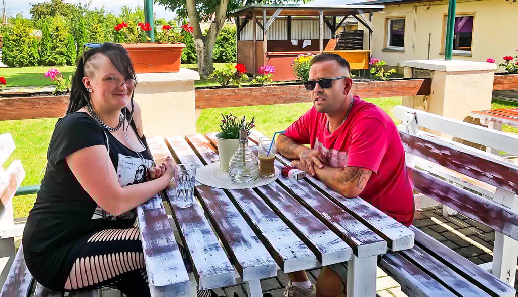 Sabrina und Sebastian freuen sich auf ihre neue Aufgabe als Gastronomen in der Oberbreite.