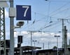 Das Gleis 7 am Bahnhof Stendal ist das verlängerte Gleis 1. Ortsunkundige Reisende sind verwirrt.