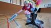 Kerstin Hahndorf kümmert sich um die Sporthalle der Kastanienschule in Aschersleben. 