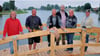 Im Jahr 2013 war die Brücke an der Saalemauer eines der ersten Projekte des Verschönerungsvereins in Calbe. 
