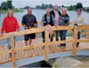 Im Jahr 2013 war die Brücke an der Saalemauer eines der ersten Projekte des Verschönerungsvereins in Calbe. 