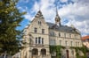 Das Lützener Rathaus. Die Internetseite der Stadt im Burgenlandkreis ist an diesem Dienstag nicht erreichbar.