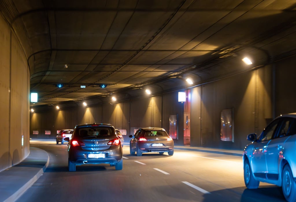 Der Tiergartentunnel in südlicher Richtung ist wieder für alle Fahrzeuge freigegeben. (Archivbild)