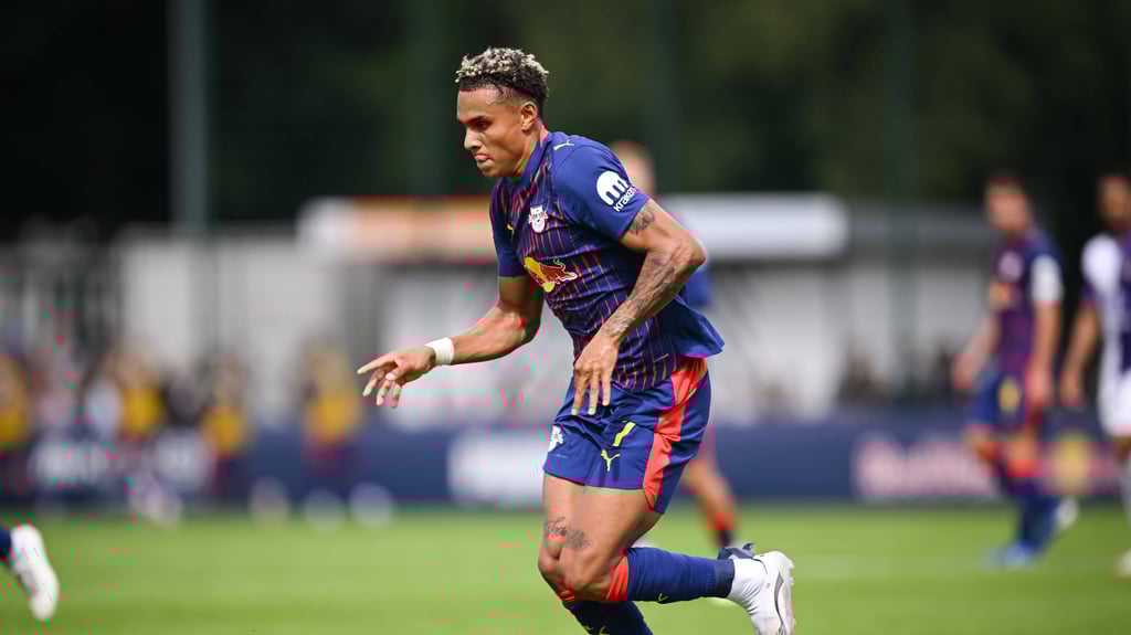 Antonio Nusa im Test gegen Toulouse.