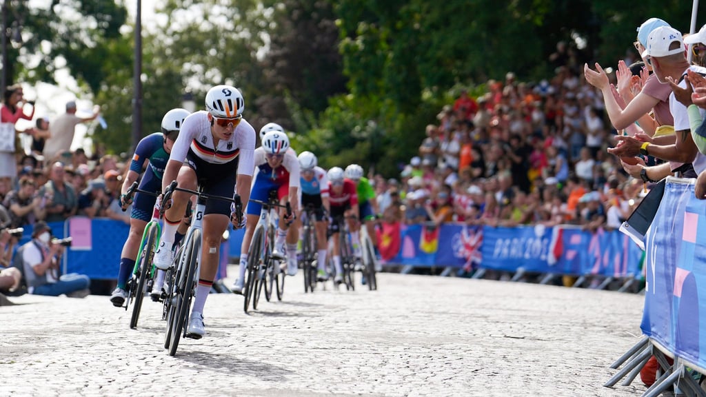 Franziska Koch wurde erst vier Kilometer vor dem Ziel vom Hauptfeld eingeholt.