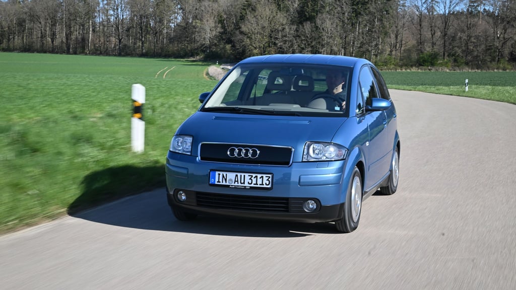 Formvollendet: Vielen gilt der Audi A2 als Designikone.