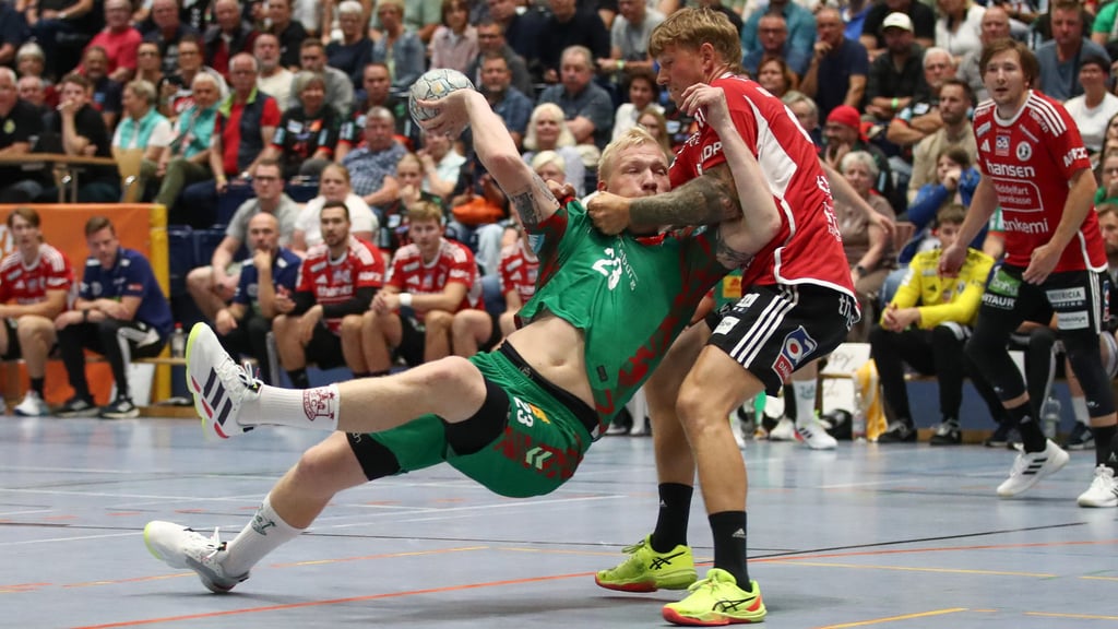 Magnus Saugstrup erzielte vier Tore gegen Fredericia HK.