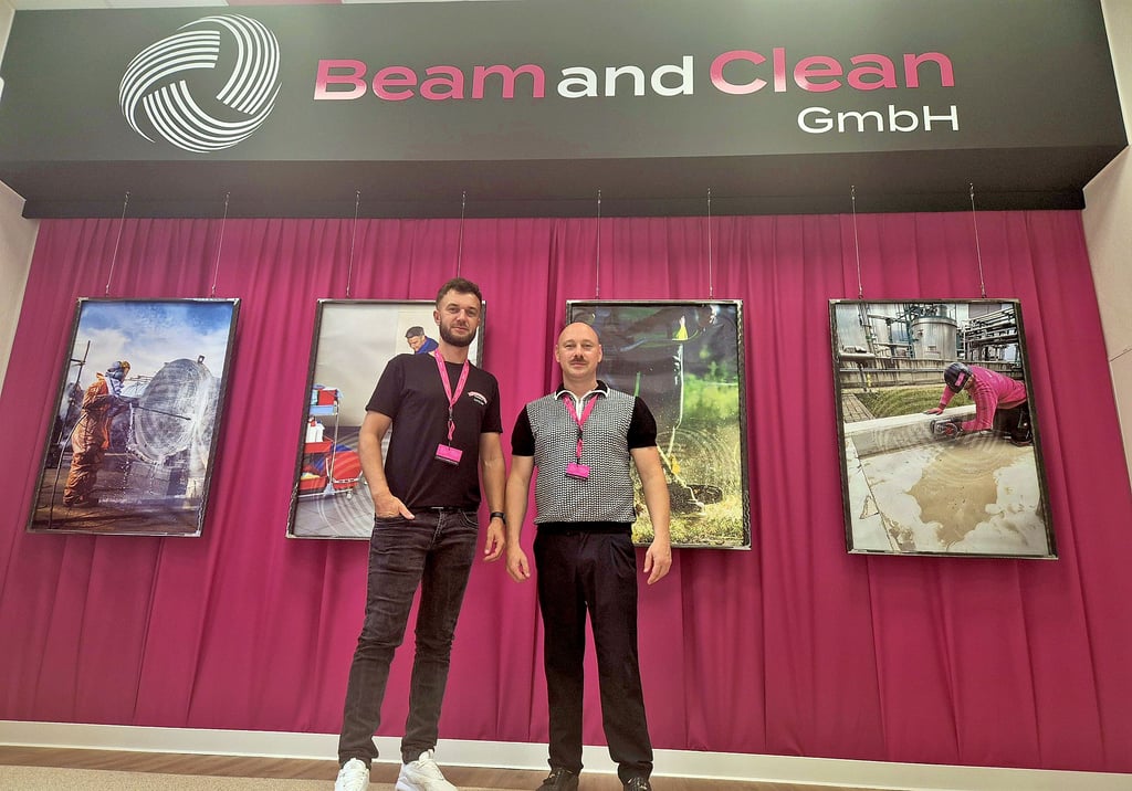 Sergej Korsak (l.) und Marko Ludwig werden künftig als gemeinsame Geschäftsführer "Beam and Clean" führen.