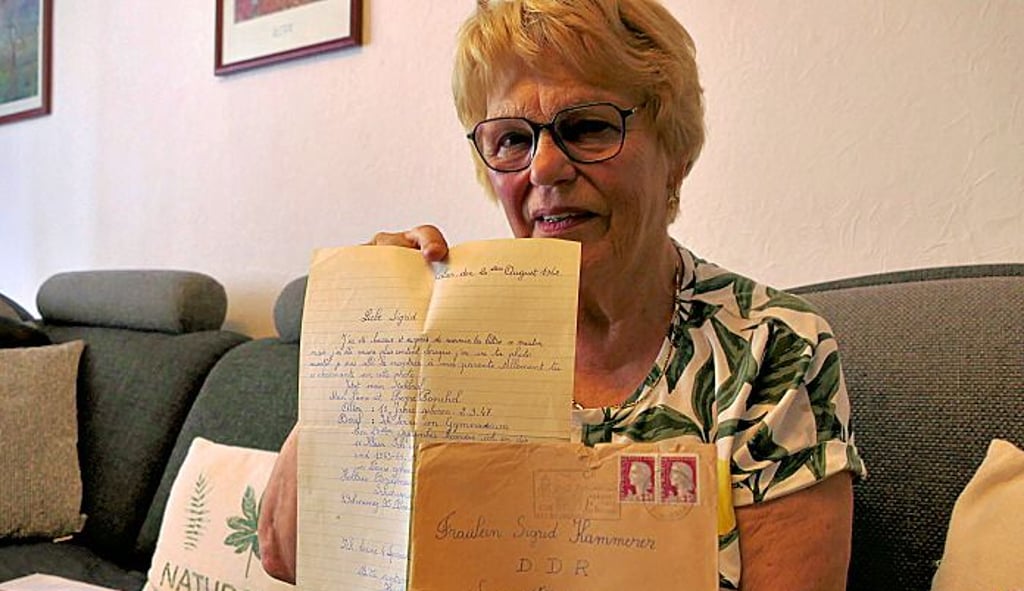 1962 erhielt Sigrid Kaufhold die erste Post von Pierre aus Calais. Bis heute sind beide Brieffreunde.