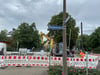 Die Witzlebenstraße an der Grundschule „Am Pechauer Platz“ bleibt für mehrere Wochen vollgesperrt.