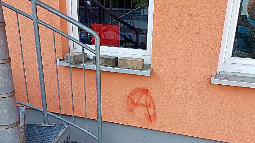 Vandalismus am Gerätehaus in Annaburg