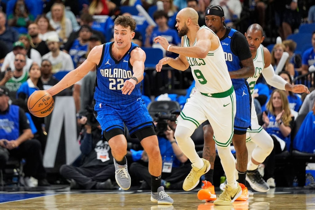 Franz Wagner bestreitet mit den Orlando Magic ein NBA-Spiel in seiner Heimatstadt Berlin.