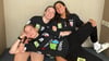 Die Zugänge Fabienne Büch (hinten links) und Lynn Molenaar sowie Viktoria Marksteiner (v.) hatten trotz der fordernden Einheiten Spaß. 