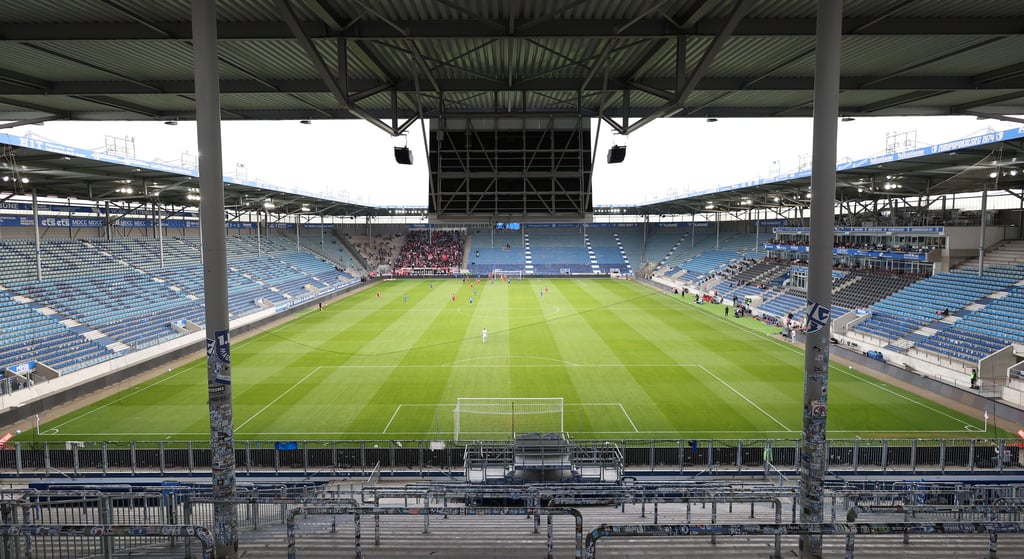 So sah es in der Avnet Arena am Donnerstagabend bei der Partie zwischen dem FCM II und Halle aus.