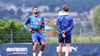 Benjamin Henrichs im Individualtraining mit Reha-Coach Mark Palmer.