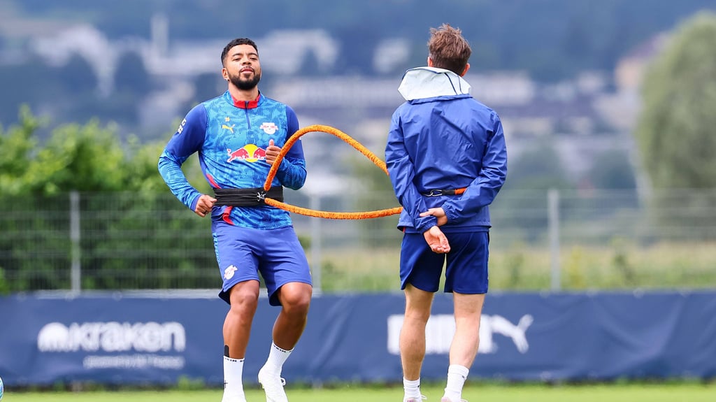 Benjamin Henrichs im Individualtraining mit Reha-Coach Mark Palmer.