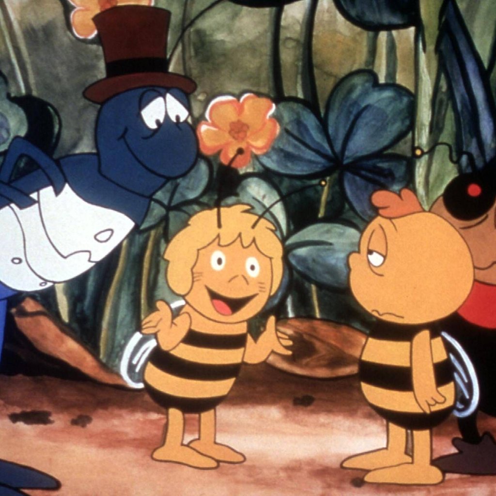 Biene Maja lief 1976 zum ersten Mal im deutschen Fernsehen.