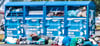 An den noch vorhandenen Sammelstellen in Oschersleben,  wie auf dem Marktkauf-Parkplatz,  quillen die Container über. 