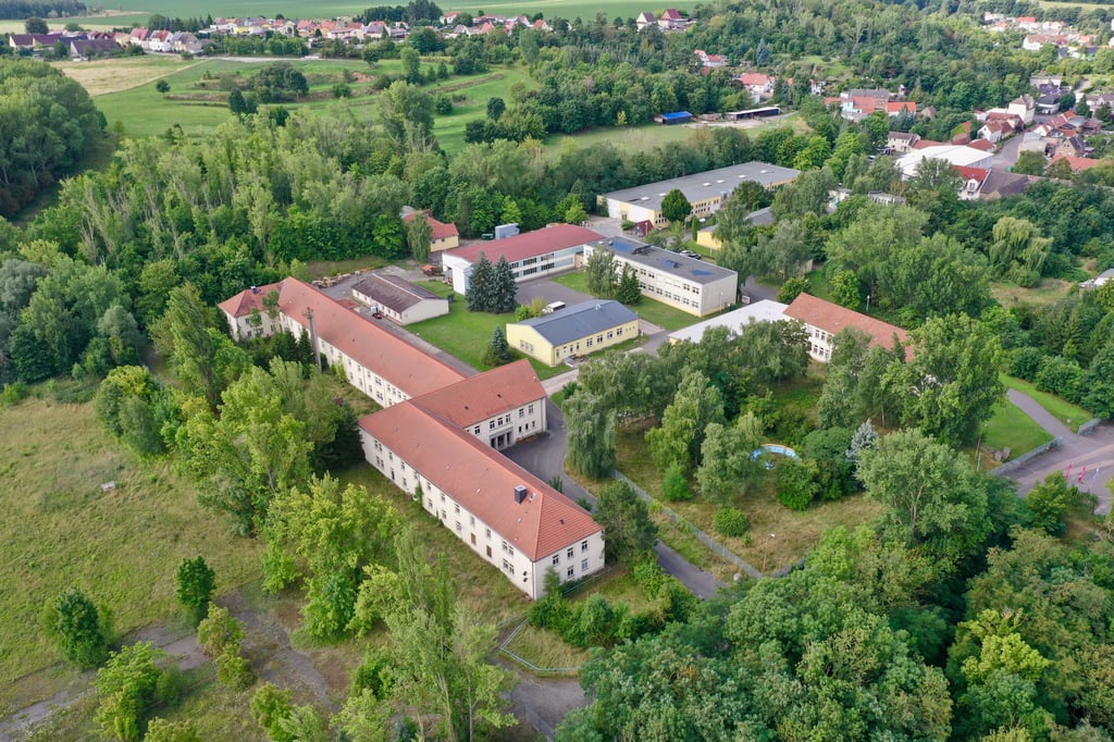 Ein Campus mitten im Grünen: Blick auf das Bildungs-und Technologiezentrum Stedten.