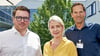 Verwaltungsdirektor Björn Saft, Pflegedienstleiterin Michaela Ewald und der Ärztliche Direktor Chistoph U. Herborn bilden die neue Leitung des Städtischen Klinikums in Dessau. 