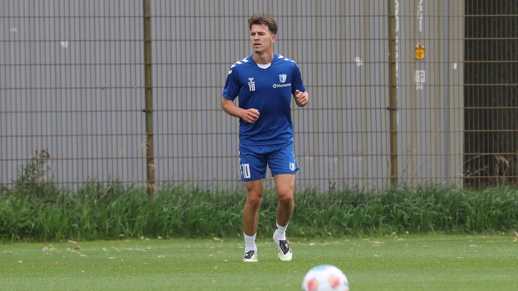 Vielleicht soll Noah Pesch gegen Braunschweig nach ein paar Trainingseinheiten von Beginn an für den 1. FC Magdeburg wirbeln.