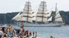 Die „Gorch Fock“ geht auf Reise und soll dabei auch Nachwuchs werben. (Archivbild)
