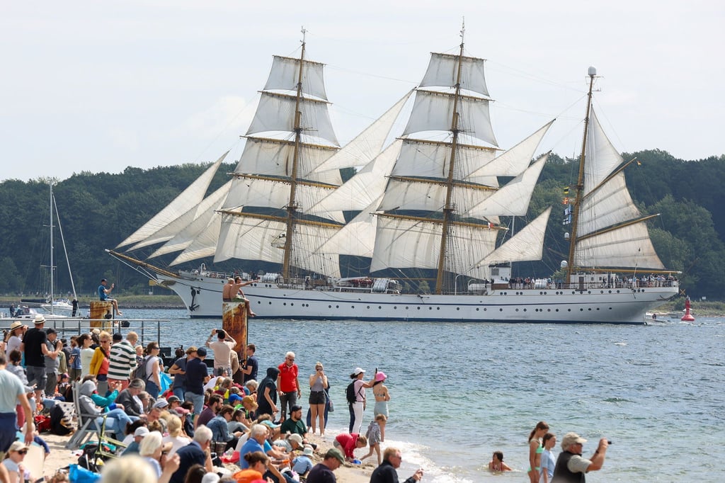 Die „Gorch Fock“ geht auf Reise und soll dabei auch Nachwuchs werben. (Archivbild)
