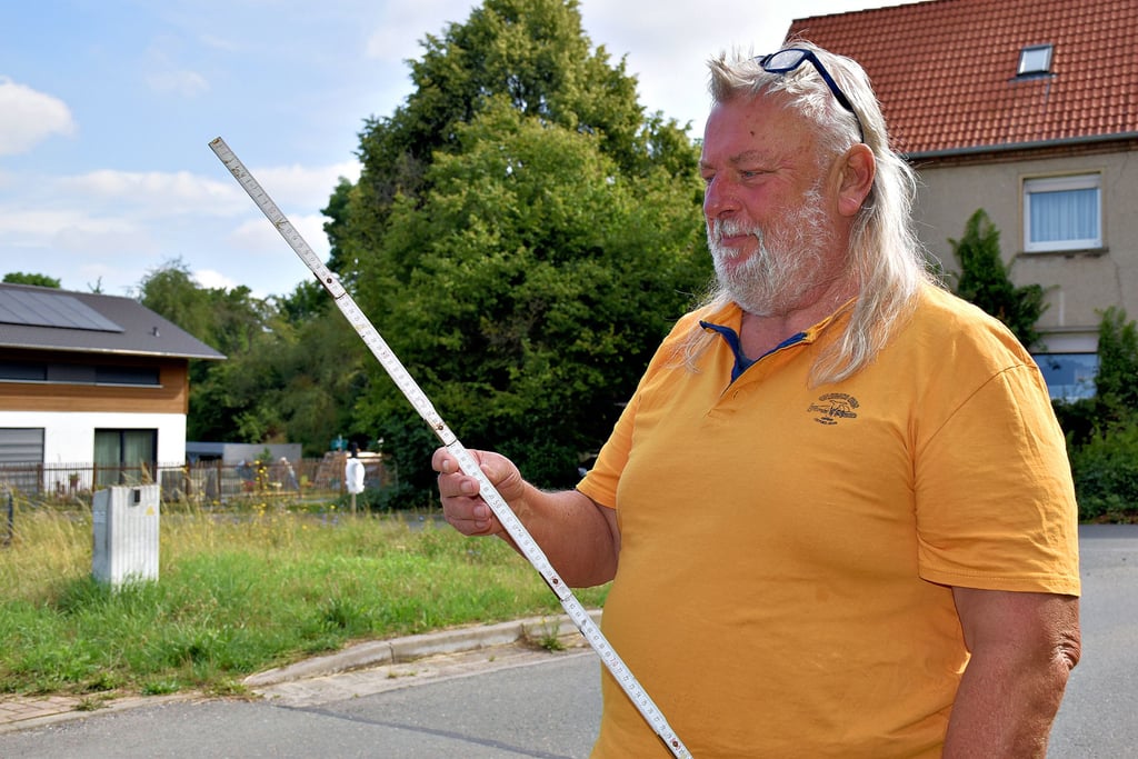 Hans-Peter Winkler hat nachgemessen: „Einige Angaben sind in den Unterlagen falsch.“