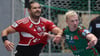 Die SCM-Abwehr um Magnus Saugstrup (r.) zeigte sich im vergangenen Testspiel gegen Fredericia HK (hier Evgeni Pevnov) noch sehr löchrig.